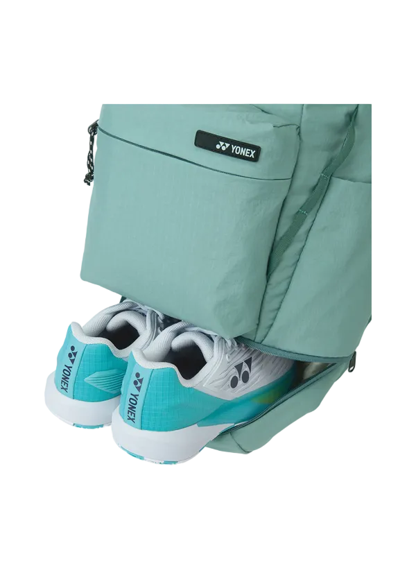 Yonex Compact Backpack Smoke Mint shoe compartment