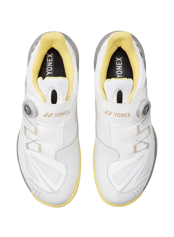 Yonex Badminton Shoe 88 Dial 3 Unisex (White/Yellow)