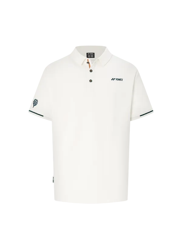 Yonex Men's Polo Shirt 10759 (Pearl Beige) - Nature Series Limited Edition