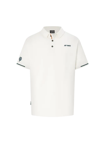 Yonex Men's Polo Shirt 10759 (Pearl Beige) - Nature Series Limited Edition