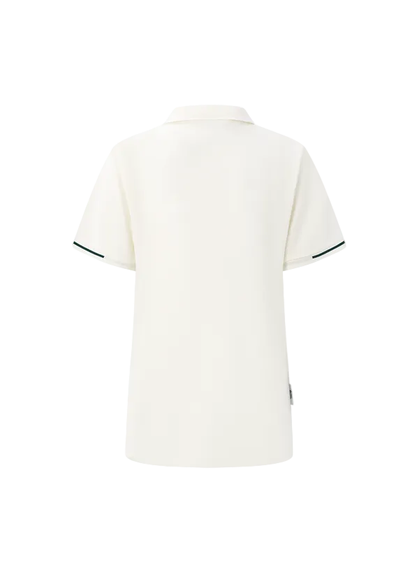 Yonex Women's Polo Shirt 21006 (Pearl Beige) - Nature Series Limited Edition