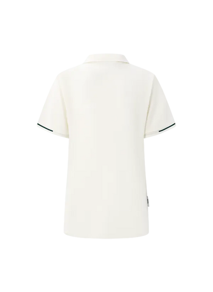 Yonex Women's Polo Shirt 21006 (Pearl Beige) - Nature Series Limited Edition