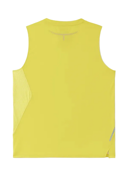 Yonex Men's Sleeveless Top 10798 Laser Yellow back view