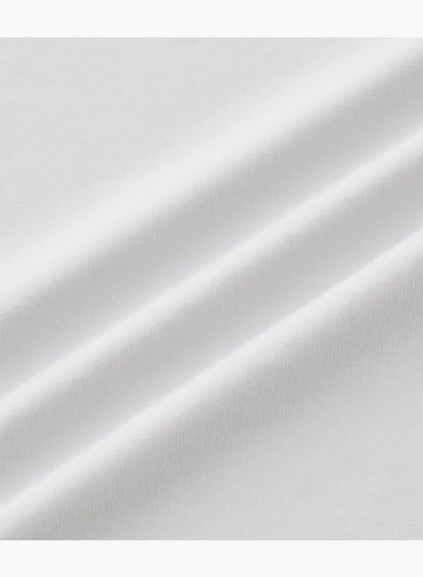 Yonex Unisex Polo Shirt 10819 White fabric detail