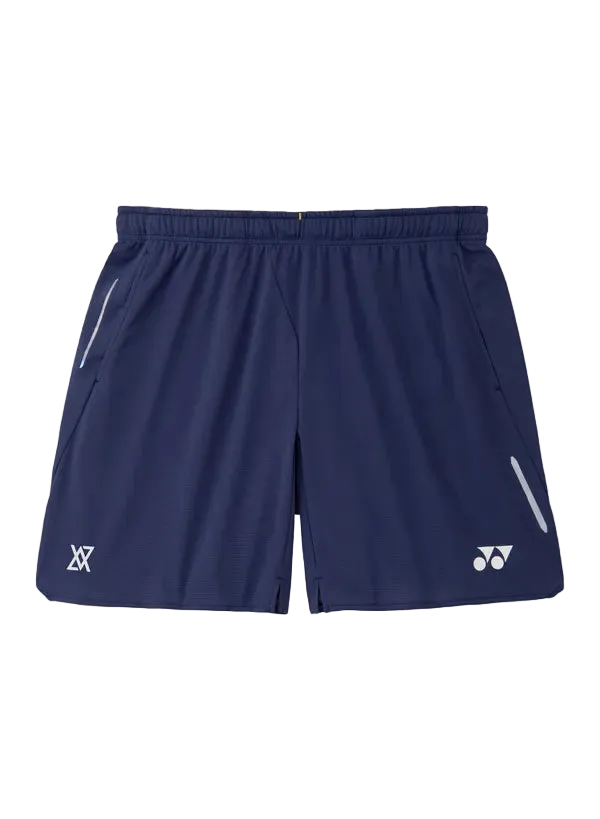 Yonex Men's Shorts 15277 Dark Blue VA Edition front view