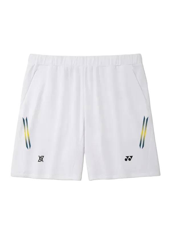 Yonex Unisex Shorts 15285 White VA Edition front view