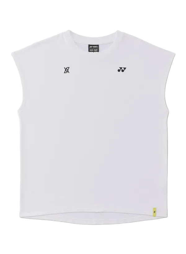 Yonex Unisex T-Shirt 16935 White front view
