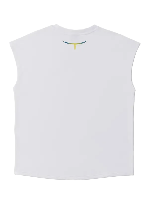 Yonex Unisex T-Shirt 16935 White back view
