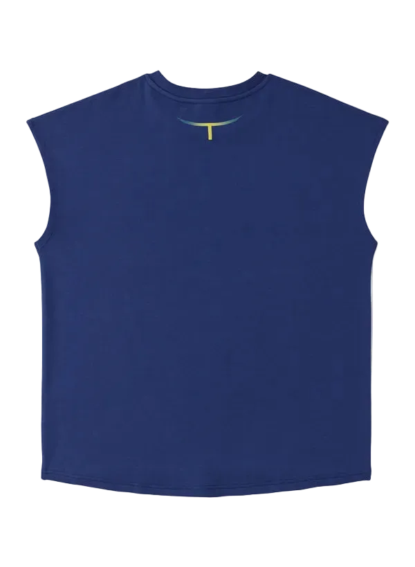 Yonex Unisex T-Shirt 16935 Dark Blue back view