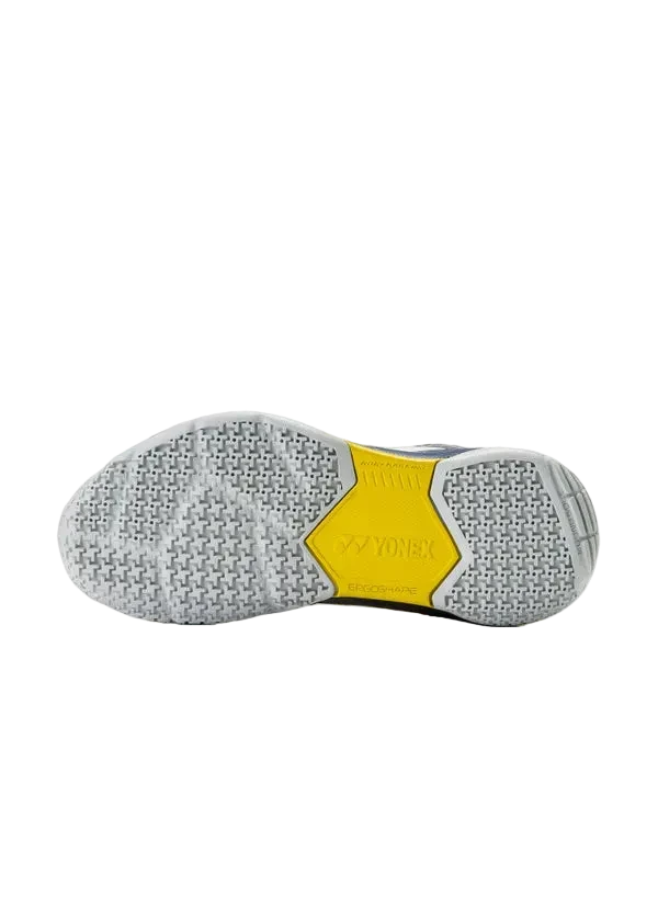 Yonex Badminton Shoe Power Cushion 65 Junior (Silver/Navy) - VA Edition - Nexus Badminton
