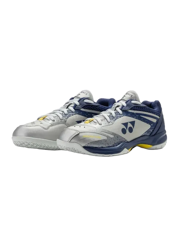 Yonex Badminton Shoe Power Cushion 65X Unisex (Silver/Navy) - VA Edition - Nexus Badminton