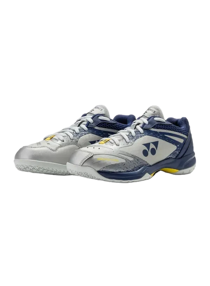 Yonex Badminton Shoe Power Cushion 65X Unisex (Silver/Navy) - VA Edition - Nexus Badminton