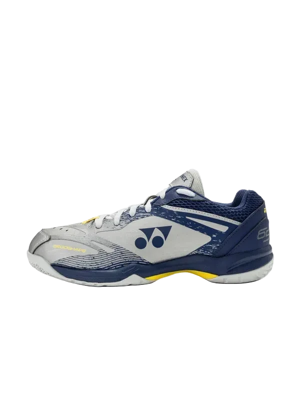 Yonex Badminton Shoe Power Cushion 65X Unisex (Silver/Navy) - VA Edition - Nexus Badminton
