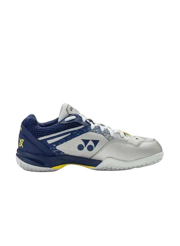 Yonex Badminton Shoe Power Cushion 65X Unisex (Silver/Navy) - VA Edition - Nexus Badminton