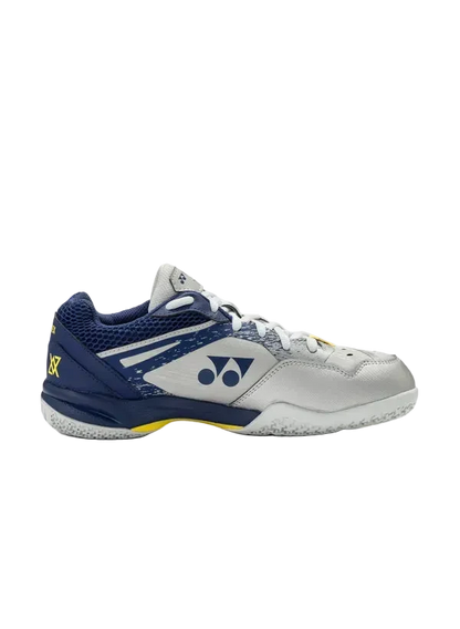 Yonex Badminton Shoe Power Cushion 65X Unisex (Silver/Navy) - VA Edition - Nexus Badminton