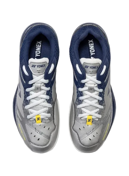 Yonex Badminton Shoe Power Cushion 65X Unisex (Silver/Navy) - VA Edition - Nexus Badminton