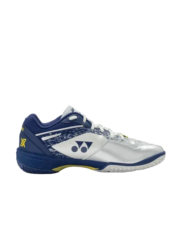 Yonex Badminton Shoe Power Cushion 65Z Men (Silver/Navy) - VA Edition - Nexus Badminton
