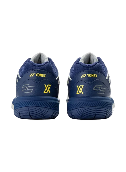 Yonex Badminton Shoe Power Cushion 65Z Men (Silver/Navy) - VA Edition - Nexus Badminton