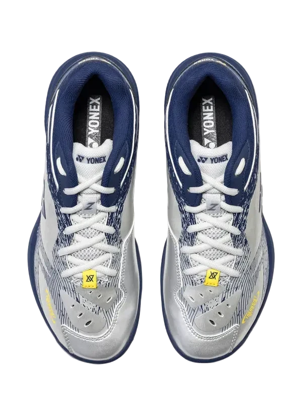 Yonex Badminton Shoe Power Cushion 65Z Men (Silver/Navy) - VA Edition - Nexus Badminton