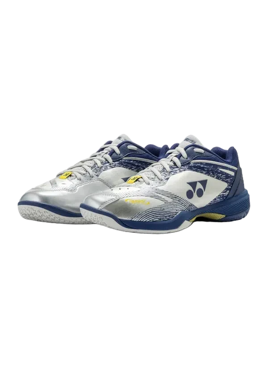 Yonex Badminton Shoe Power Cushion 65Z Wide Unisex (Silver/Navy) - VA Edition - Nexus Badminton