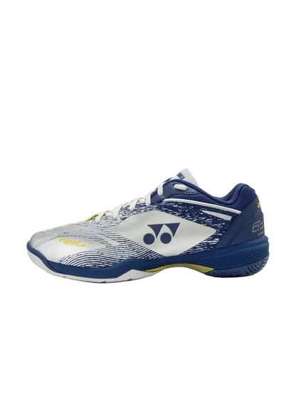 Yonex Badminton Shoe Power Cushion 65Z Wide Unisex (Silver/Navy) - VA Edition - Nexus Badminton