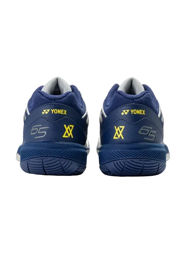 Yonex Badminton Shoe Power Cushion 65Z Wide Unisex (Silver/Navy) - VA Edition - Nexus Badminton
