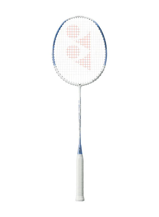 Yonex Badminton Racquet Nanoflare 001 Clear (Strung) - White/Saxe - Nexus Badminton