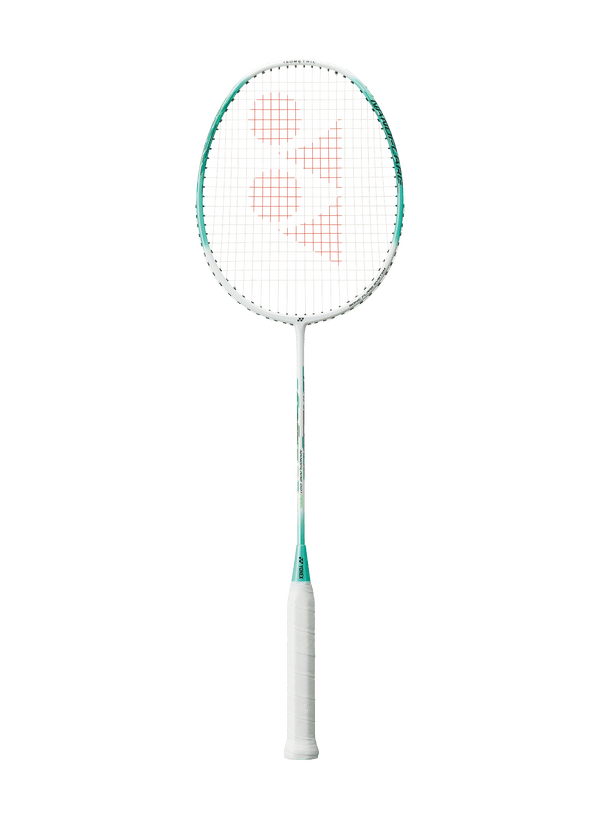 Yonex Badminton Racquet Nanoflare 001 Feel (Strung) - White/Mint - Nexus Badminton