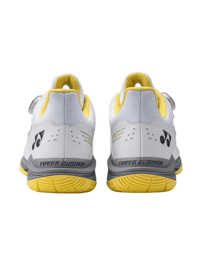 Yonex Badminton Shoe 88 Dial 3 Unisex (White/Yellow) - Nexus Badminton