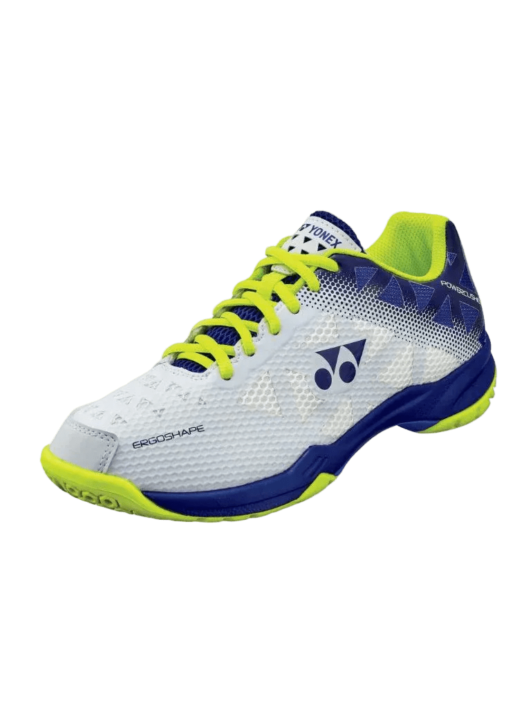 Yonex Badminton Shoe Power Cushion 50 Unisex (White/Blue) - Nexus Badminton