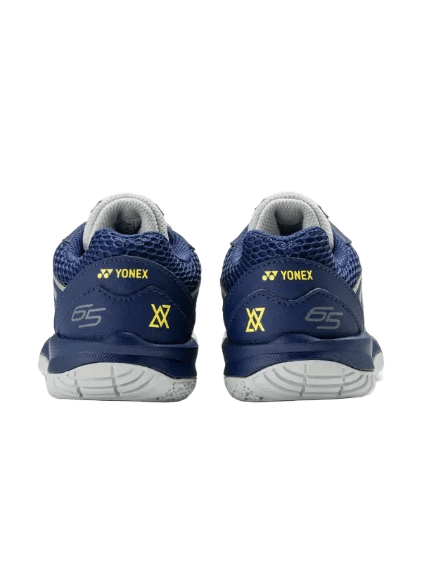 Yonex Badminton Shoe Power Cushion 65 Junior (Silver/Navy) - VA Edition - Nexus Badminton