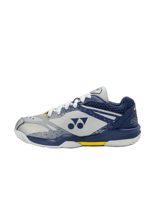 Yonex Badminton Shoe Power Cushion 65 Junior (Silver/Navy) - VA Edition - Nexus Badminton