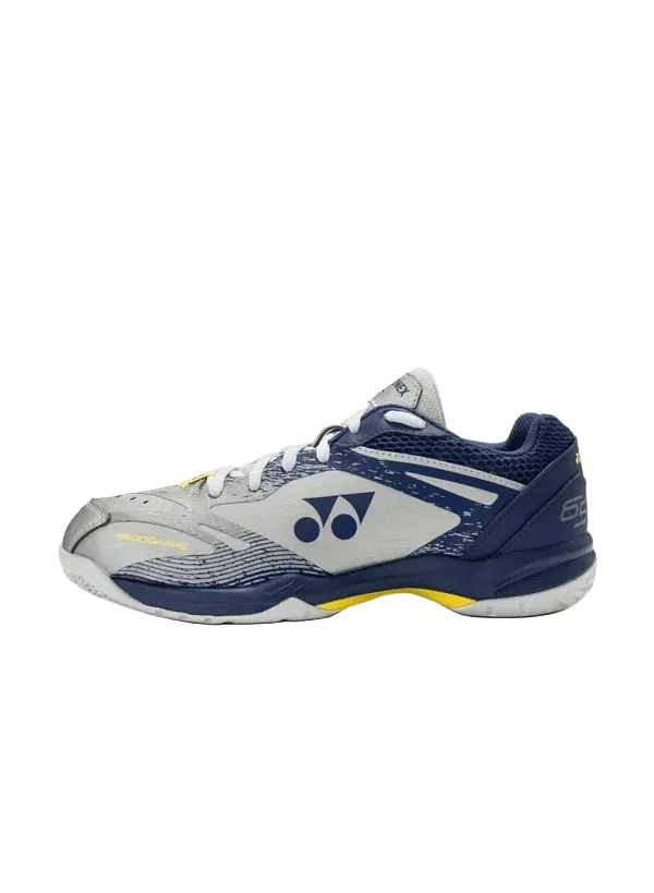 Yonex Badminton Shoe Power Cushion 65X Unisex (Silver/Navy) - VA Edition - Nexus Badminton
