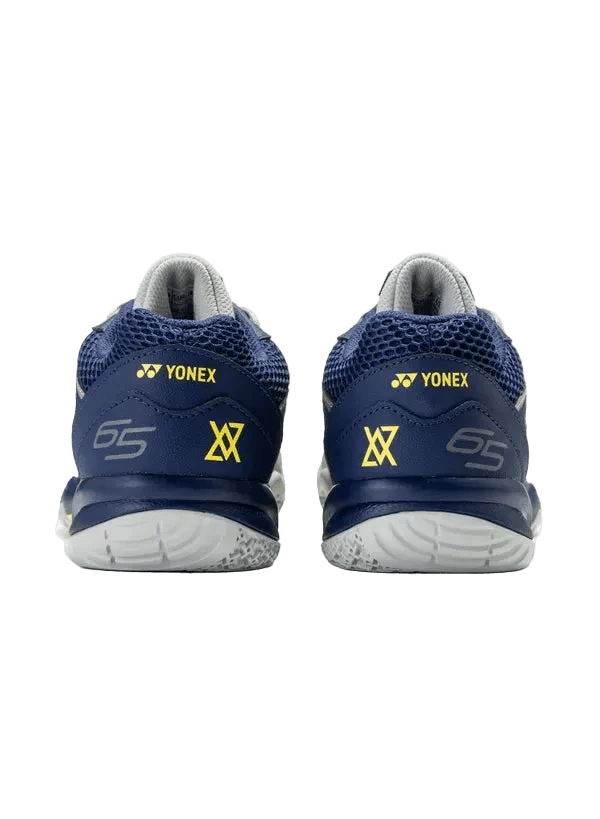 Yonex Badminton Shoe Power Cushion 65X Unisex (Silver/Navy) - VA Edition - Nexus Badminton