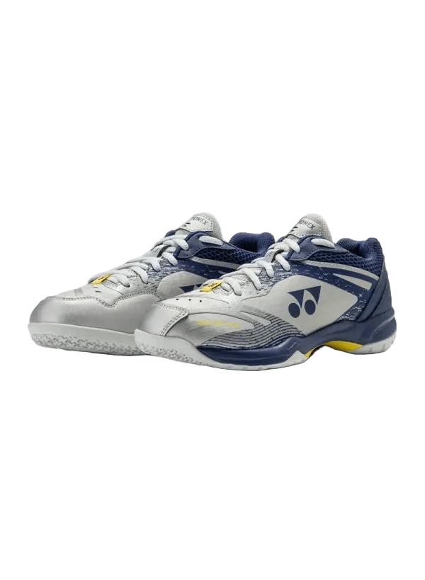 Yonex Badminton Shoe Power Cushion 65X Unisex (Silver/Navy) - VA Edition - Nexus Badminton
