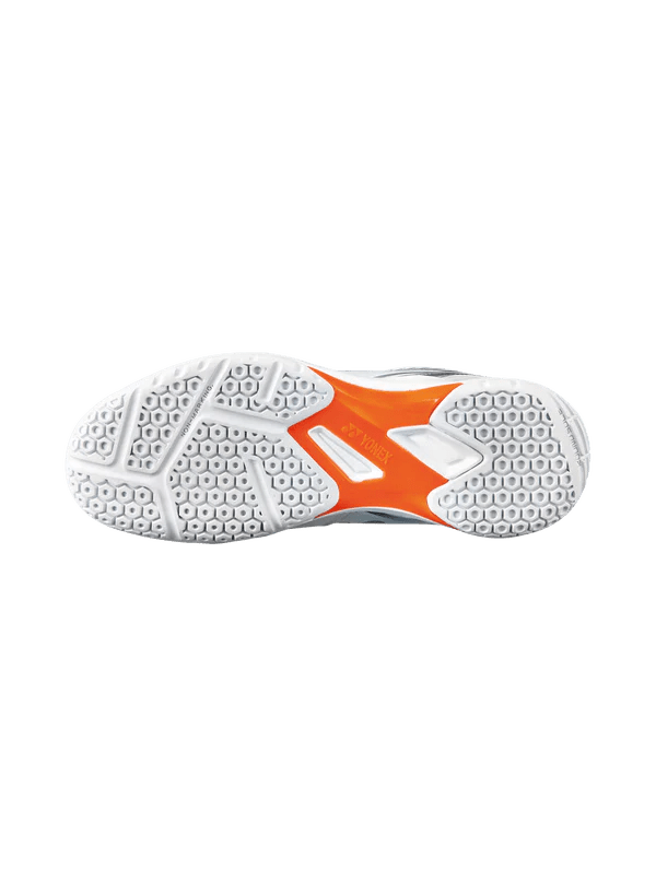 Yonex Badminton Shoe Power Cushion 65X3 Unisex (White/Orange) - Nexus Badminton