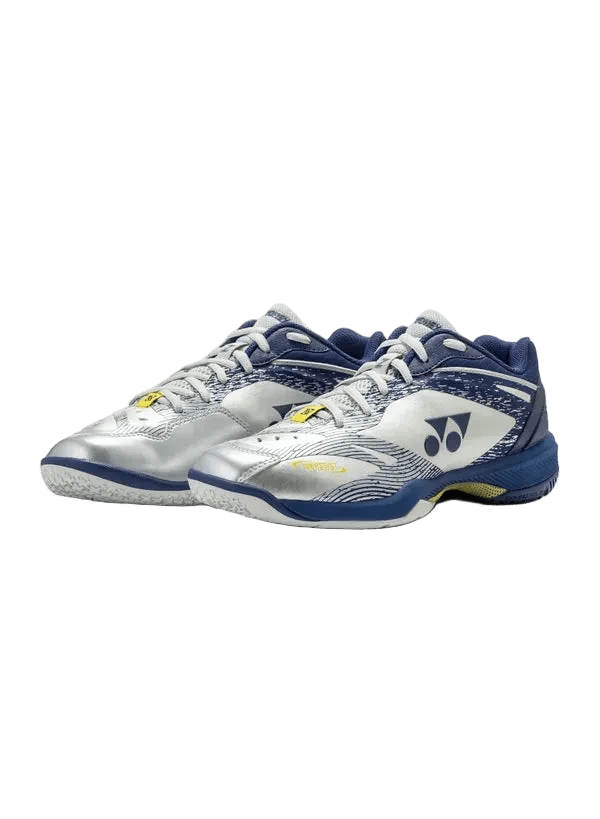 Yonex Badminton Shoe Power Cushion 65Z Slim Unisex (Silver/Navy) - VA Edition - Nexus Badminton
