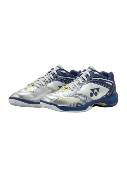 Yonex Badminton Shoe Power Cushion 65Z Slim Unisex (Silver/Navy) - VA Edition - Nexus Badminton