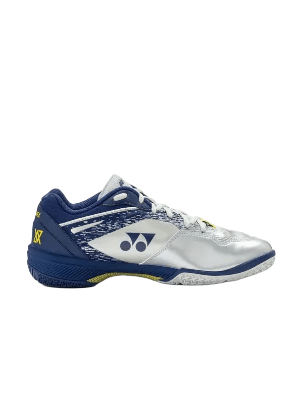 Yonex Badminton Shoe Power Cushion 65Z Wide Unisex (Silver/Navy) - VA Edition - Nexus Badminton