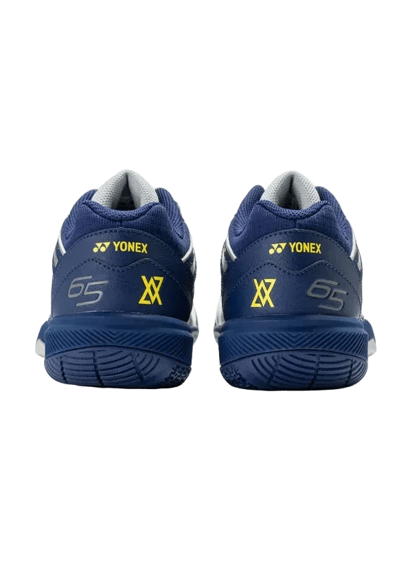 Yonex Badminton Shoe Power Cushion 65Z Wide Unisex (Silver/Navy) - VA Edition - Nexus Badminton