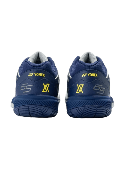 Yonex Badminton Shoe Power Cushion 65Z Wide Unisex (Silver/Navy) - VA Edition - Nexus Badminton