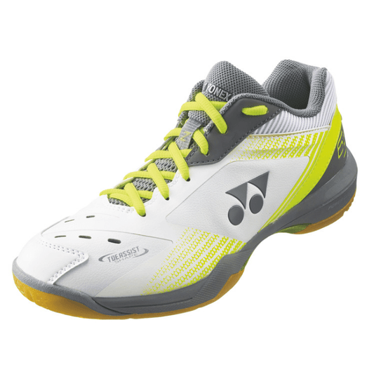 Yonex Badminton Shoe Power Cushion 65Z Women (White/Lime) - Nexus Badminton