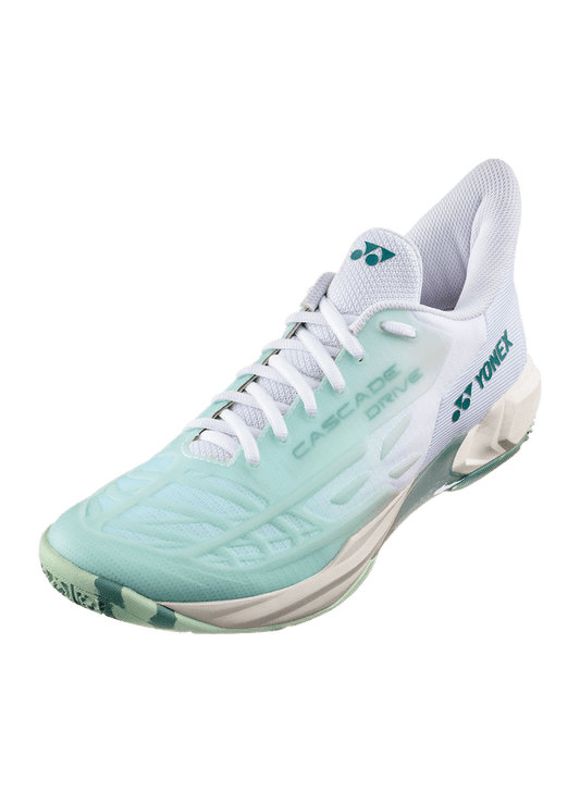 Yonex Badminton Shoe Power Cushion Cascade Drive 2 Unisex (White/Green) - Nexus Badminton