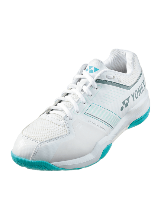Yonex Badminton Shoe Power Cushion Strider Flow Unisex (White/Mint) - Nexus Badminton