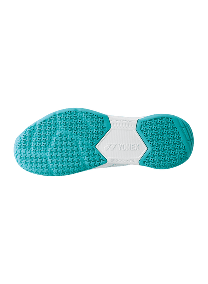 Yonex Badminton Shoe Power Cushion Strider Flow Unisex (White/Mint) - Nexus Badminton
