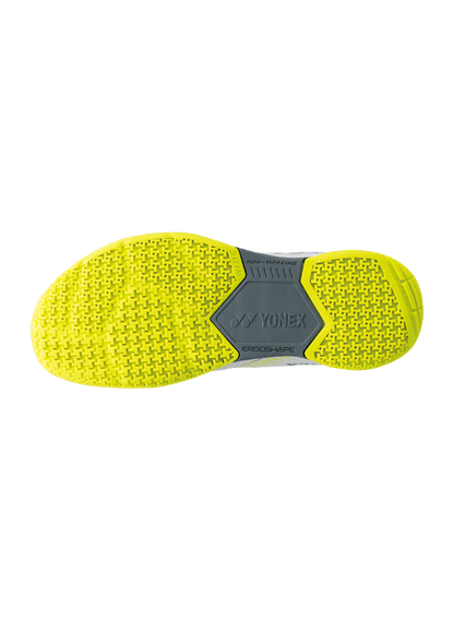 Yonex Badminton Shoe Power Cushion Strider Flow Wide (White/Lime) - Nexus Badminton