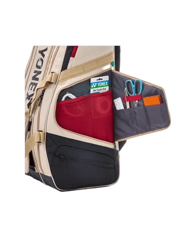 Yonex Gearlogic 9 Racquet Bag (Beige) - Nexus Badminton
