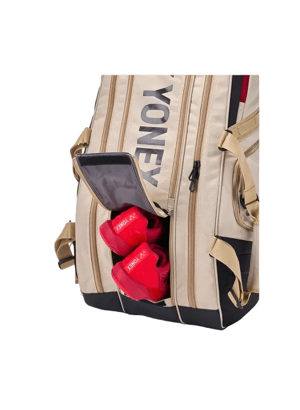 Yonex Gearlogic 9 Racquet Bag (Beige) - Nexus Badminton