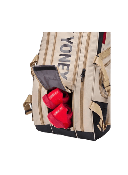 Yonex Gearlogic 9 Racquet Bag (Beige) - Nexus Badminton