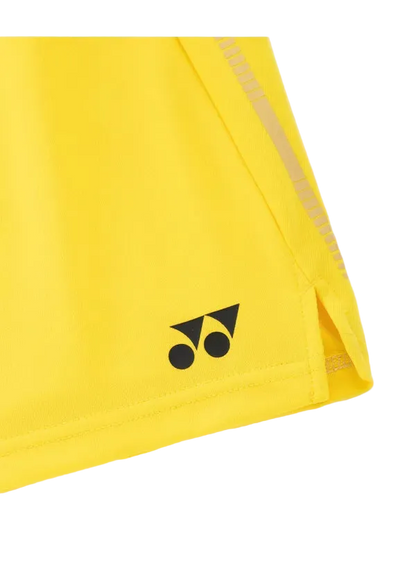 Yonex Junior Shorts 15277J (Laser Yellow) - VA Edition logo detail